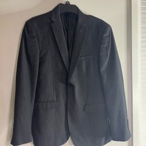 Elegant Charcoal Men's Blazer